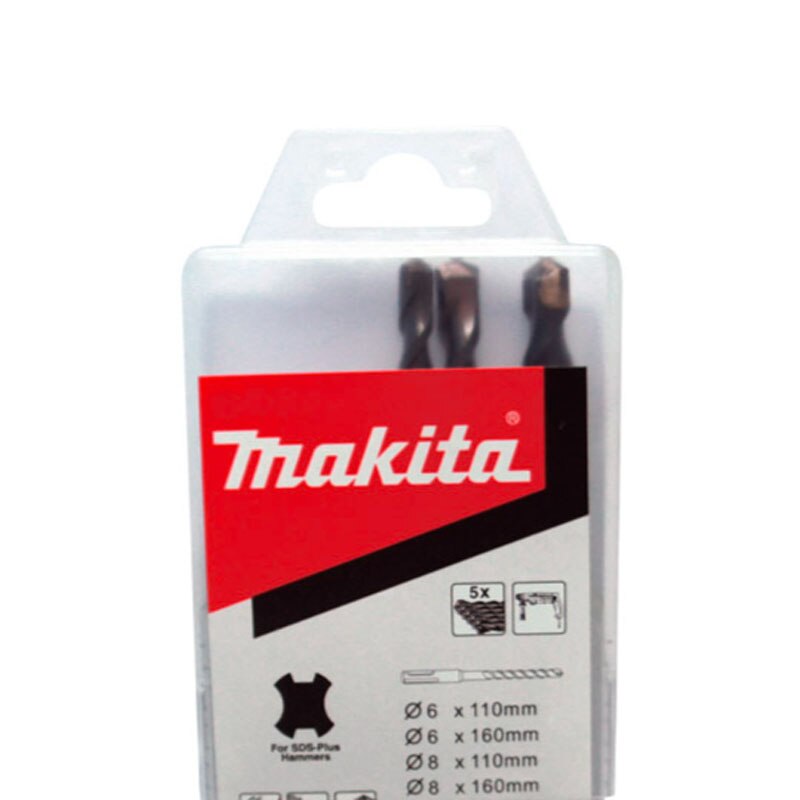 Jogo De Broca Sds-Plus 5Pcs Makita D-61678 - Llys Store