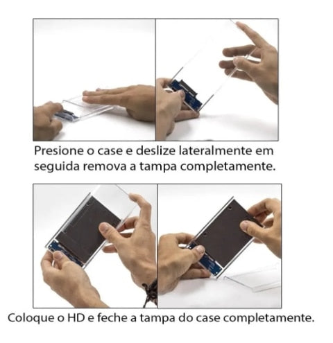 Case Hd Externo 2.5 Notebook Usb 3.0 - Llys Store