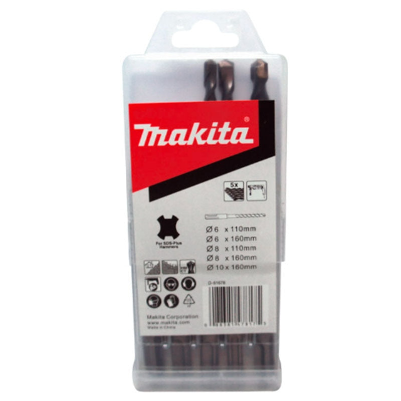 Jogo De Broca Sds-Plus 5Pcs Makita D-61678 - Llys Store